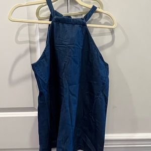 5/$10 Denim tank top size small